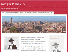 Tablet Screenshot of famigliapiasinteina.com